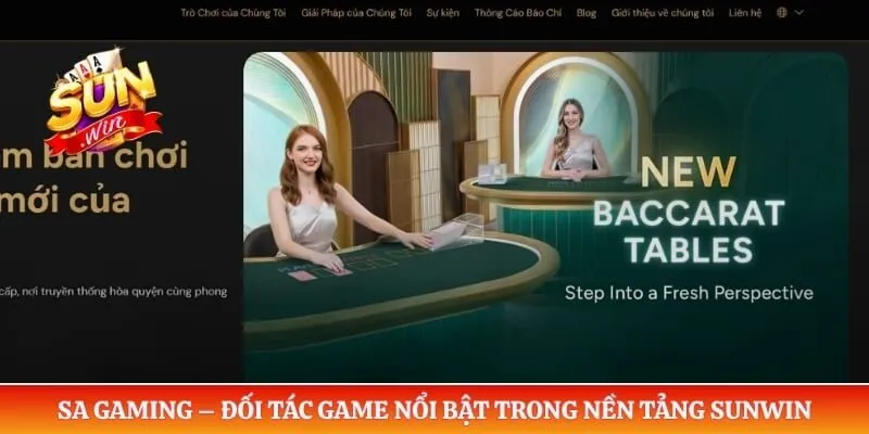 SA Gaming – Đối Tác Game Nổi Bật Trong Nền Tảng Sunwin